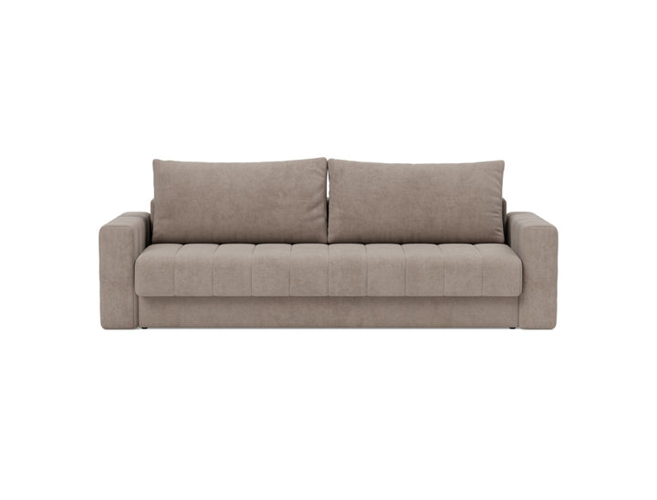 Canapea extensibila cu brate, Akello, 140x200 cm, tesatura la alegere #material_318-cordufine-beige