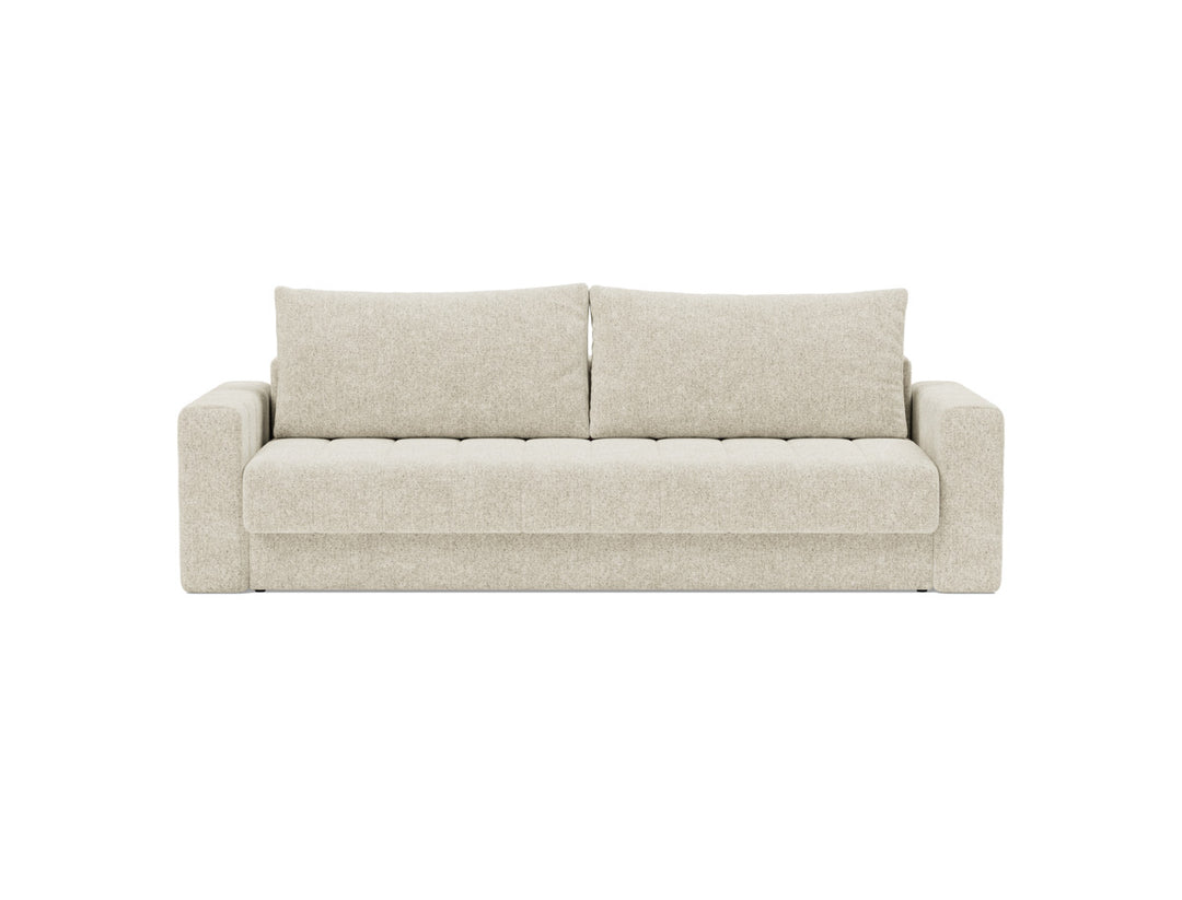Canapea extensibila cu brate, Akello, 140x200 cm, tesatura la alegere #material_357-taura-off-white