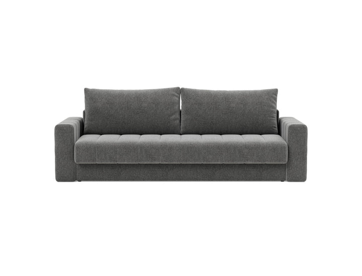 Canapea extensibila cu brate, Akello, 140x200 cm, tesatura la alegere #material_563-twist-charcoal