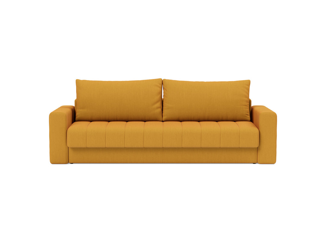 Canapea extensibila cu brate, Akello, 140x200 cm, tesatura la alegere #material_507-elegance-burned-curry