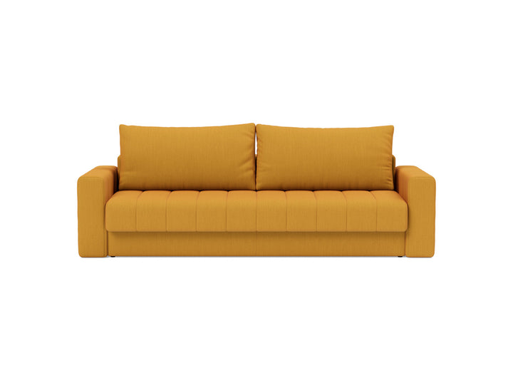 Canapea extensibila cu brate, Akello, 140x200 cm, tesatura la alegere #material_507-elegance-burned-curry