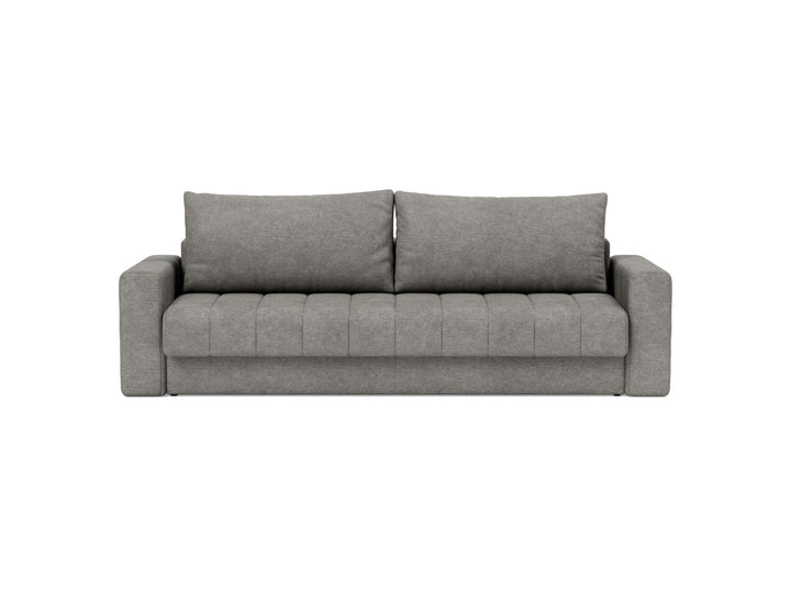 Canapea extensibila cu brate, Akello, 140x200 cm, tesatura la alegere #material_282-avella-warm-grey