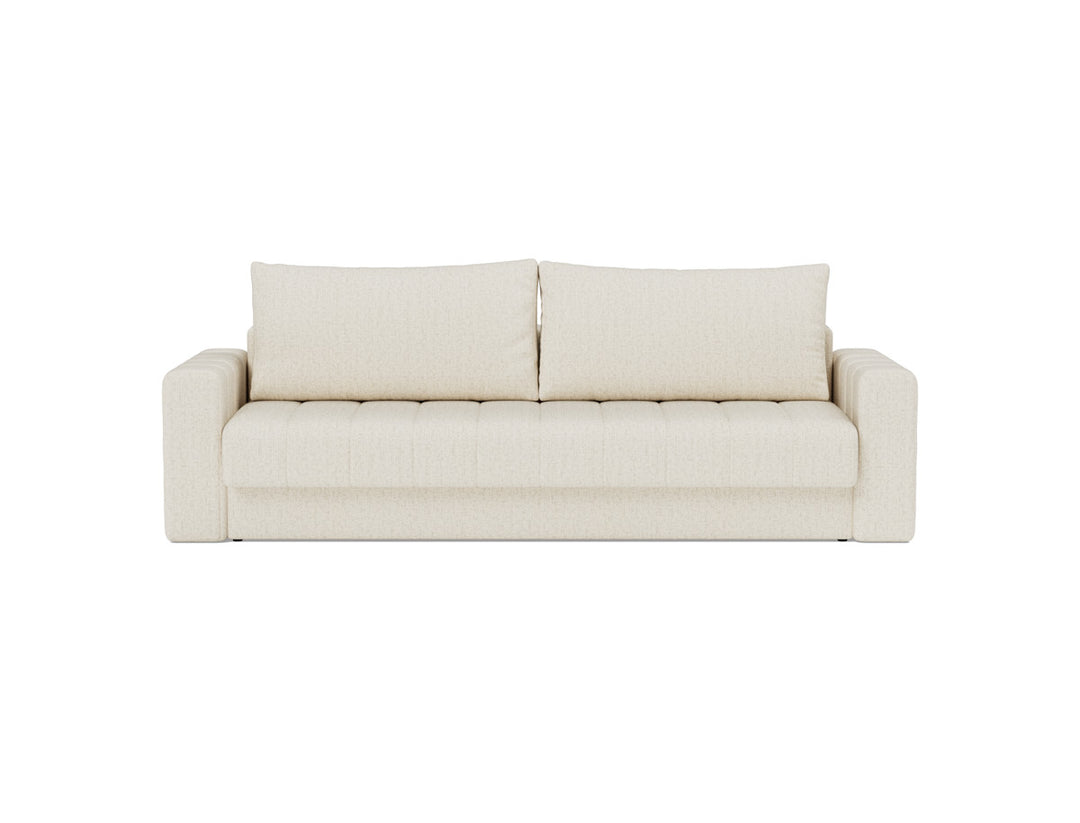 Canapea extensibila cu brate, Akello, 140x200 cm, tesatura la alegere #material_531-boucl-off-white