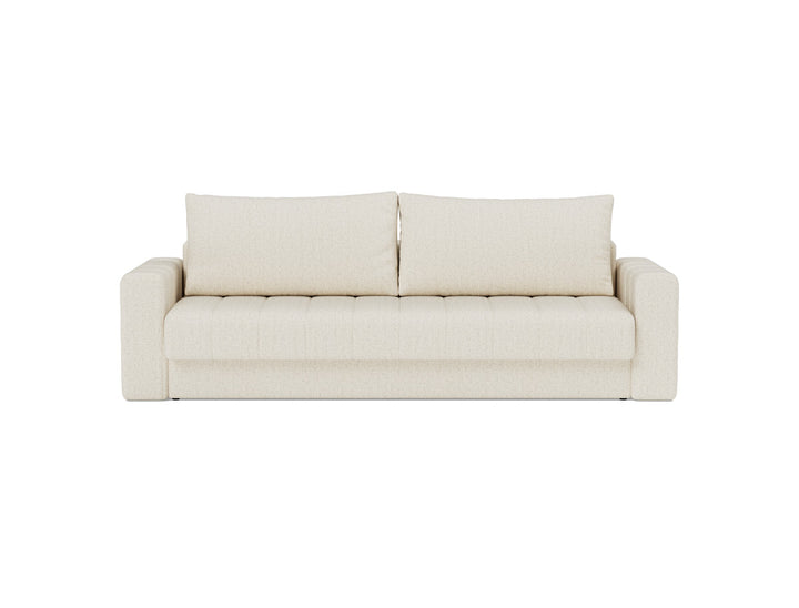 Canapea extensibila cu brate, Akello, 140x200 cm, tesatura la alegere #material_531-boucl-off-white