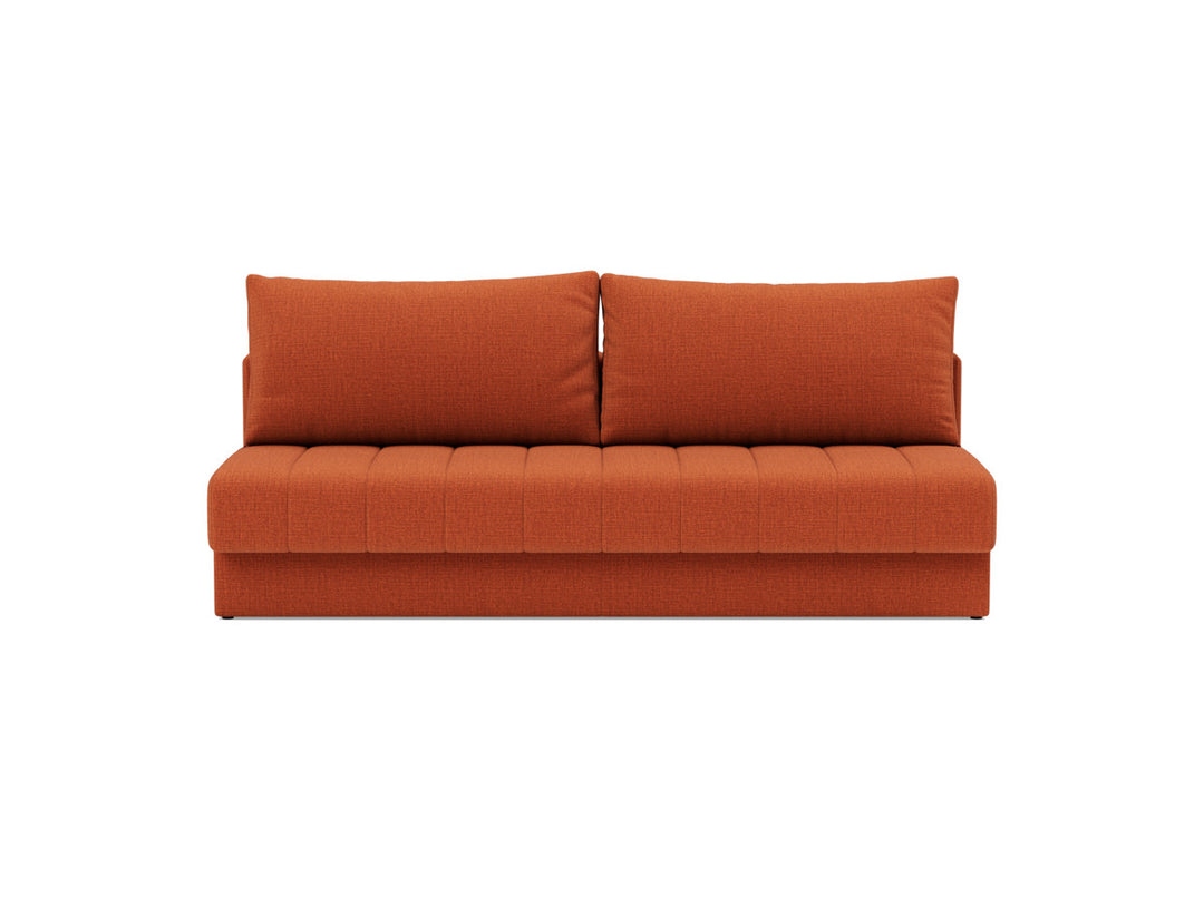 Canapea extensibila, Akello, 140x200 cm, tesatura la alegere #material_412-esina-rust-orange