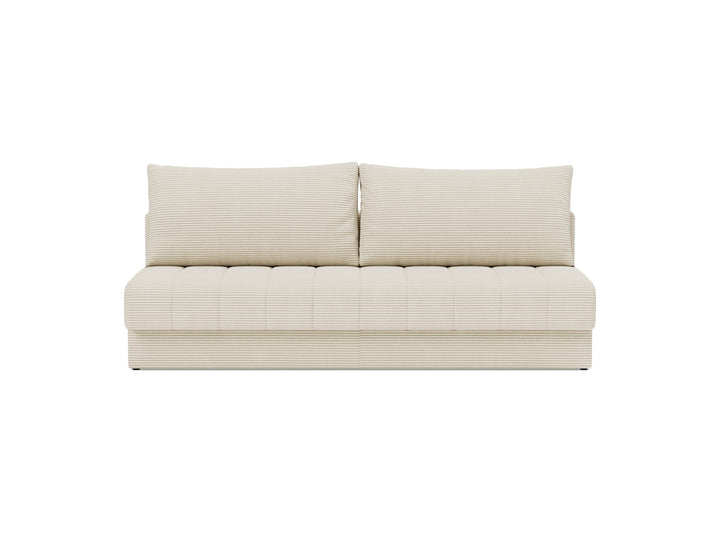 Canapea extensibila, Akello, 140x200 cm, tesatura la alegere #material_594-corduroy-ivory