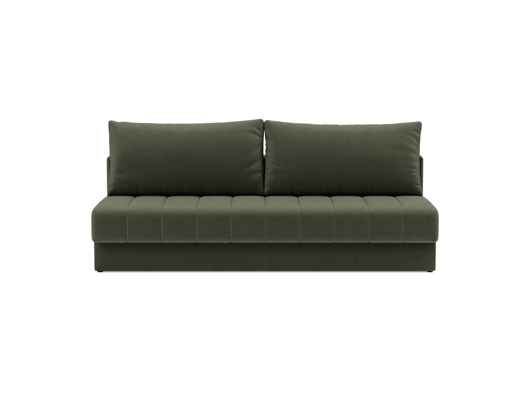 Canapea extensibila, Akello, 140x200 cm, tesatura la alegere #material_413-esina-olive-green