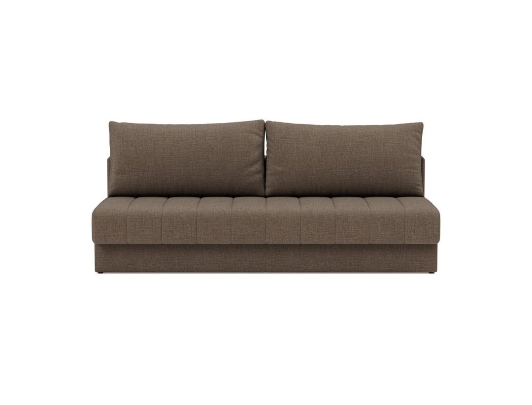 Canapea extensibila, Akello, 140x200 cm, tesatura la alegere #material_411-esina-cedar-brown