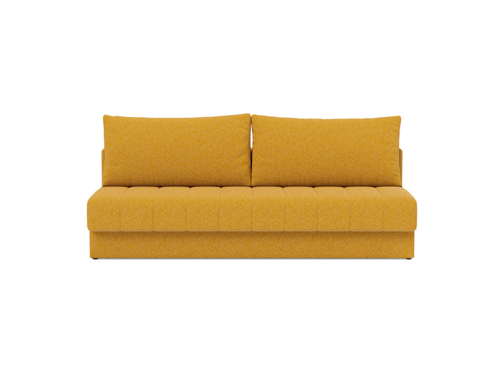 Canapea extensibila, Akello, 140x200 cm, tesatura la alegere #material_536-boucl-ochre