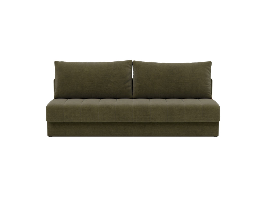 Canapea extensibila, Akello, 140x200 cm, tesatura la alegere #material_316-cordufine-pine-green