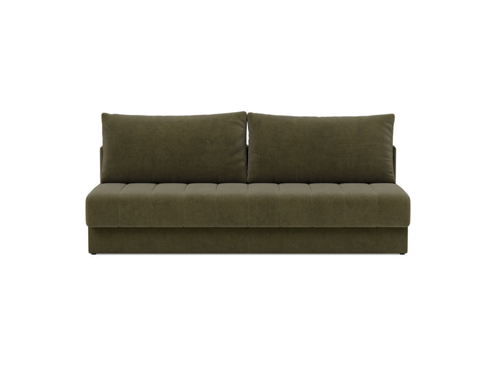 Canapea extensibila, Akello, 140x200 cm, tesatura la alegere #material_316-cordufine-pine-green