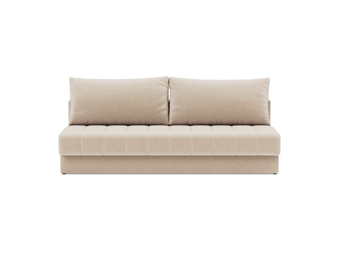 Canapea extensibila, Akello, 140x200 cm, tesatura la alegere #material_410-esina-almond