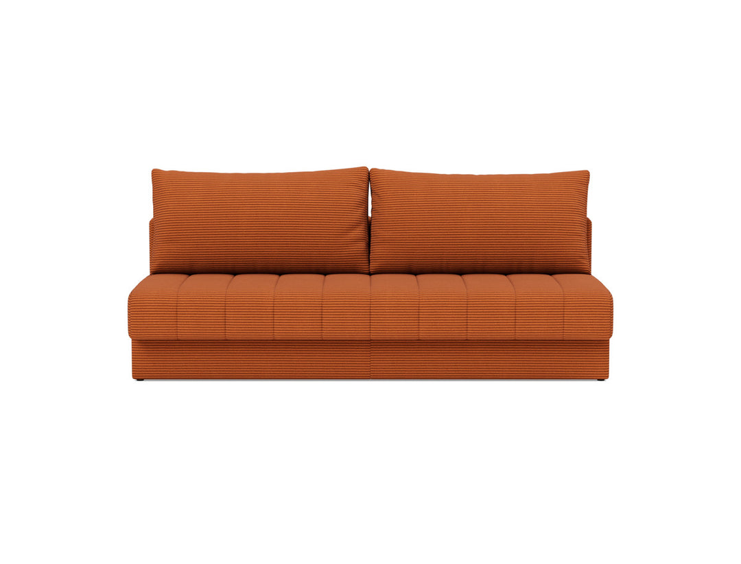 Canapea extensibila, Akello, 140x200 cm, tesatura la alegere #material_595-corduroy-burnt-orange