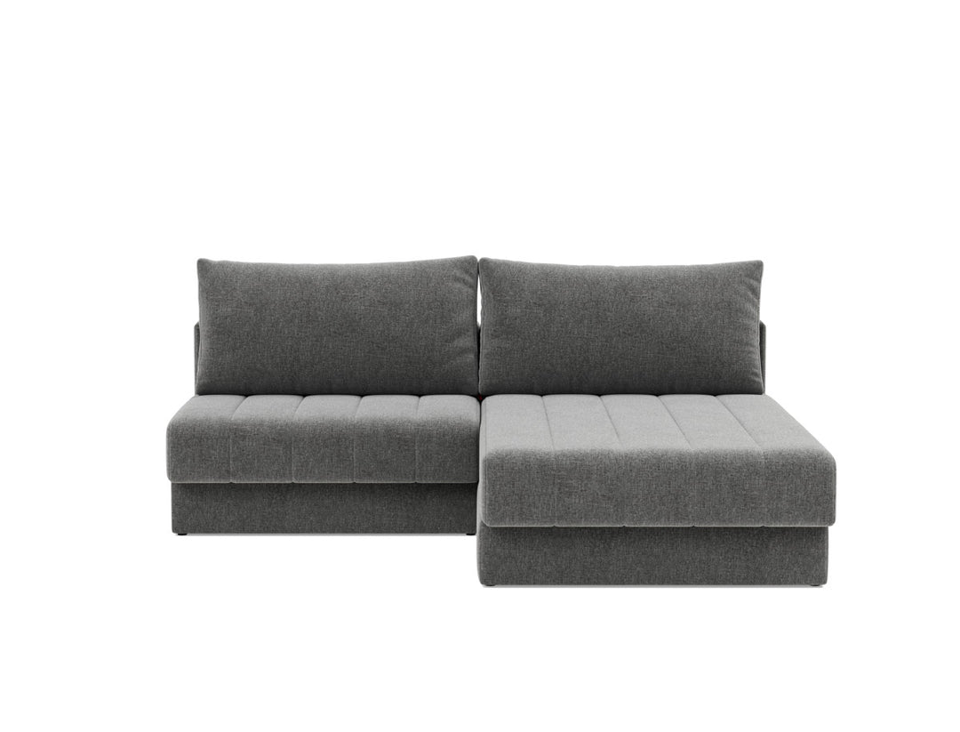 Canapea extensibila cu sezlong, Akello, 187x200 cm, tesatura la alegere #material_563-twist-charcoal