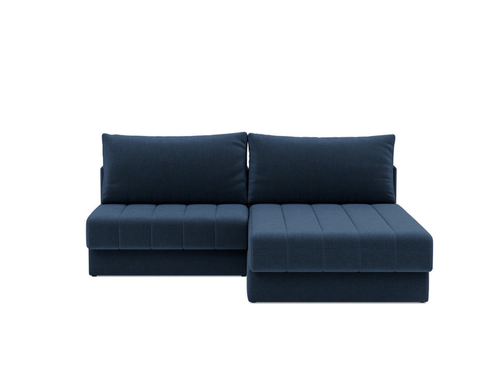 Canapea extensibila cu sezlong, Akello, 187x200 cm, tesatura la alegere #material_414-esina-indigo-blue