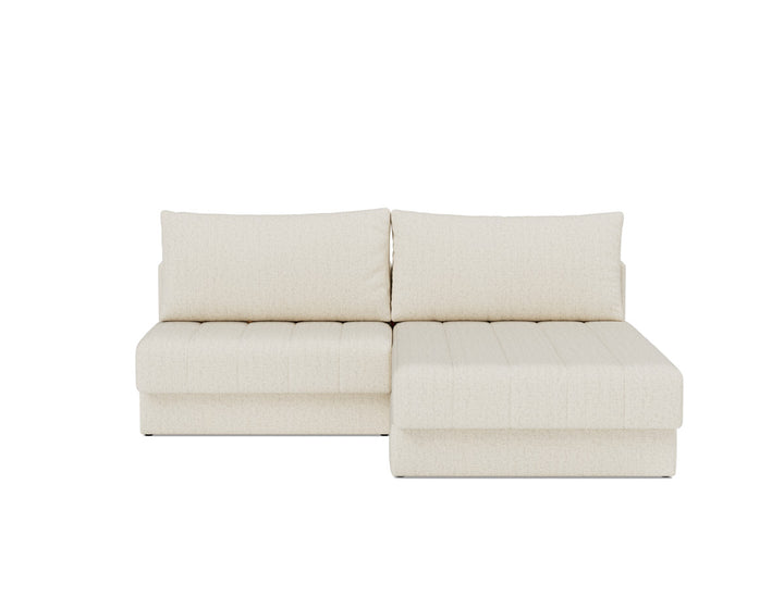 Canapea extensibila cu sezlong, Akello, 187x200 cm, tesatura la alegere #material_531-boucl-off-white