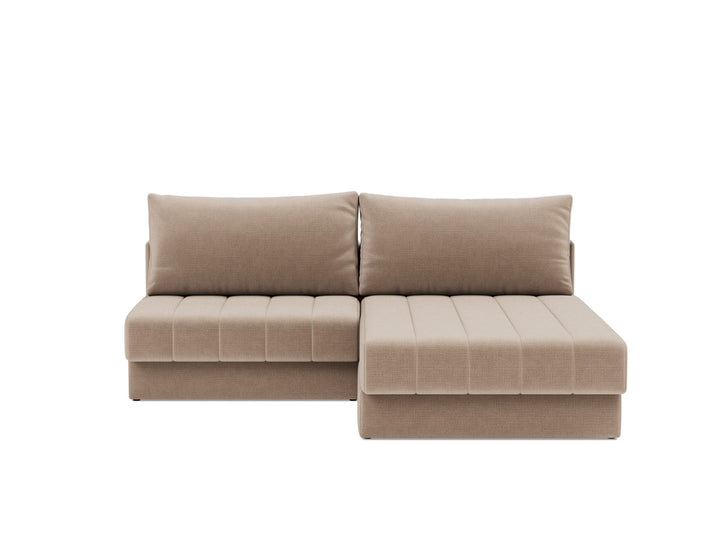 Canapea extensibila cu sezlong, Akello, 187x200 cm, tesatura la alegere #material_417-esina-mocha