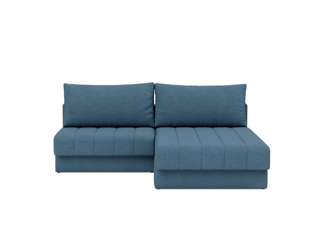 Canapea extensibila cu sezlong, Akello, 187x200 cm, tesatura la alegere #material_302-weda-blue