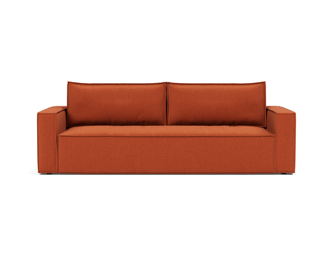 Canapea extensibila Newilla 145x200 cm, tesatura la alegere #material_412-esina-rust-orange