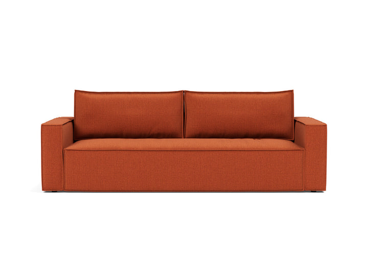 Canapea extensibila Newilla 145x200 cm, tesatura la alegere #material_412-esina-rust-orange