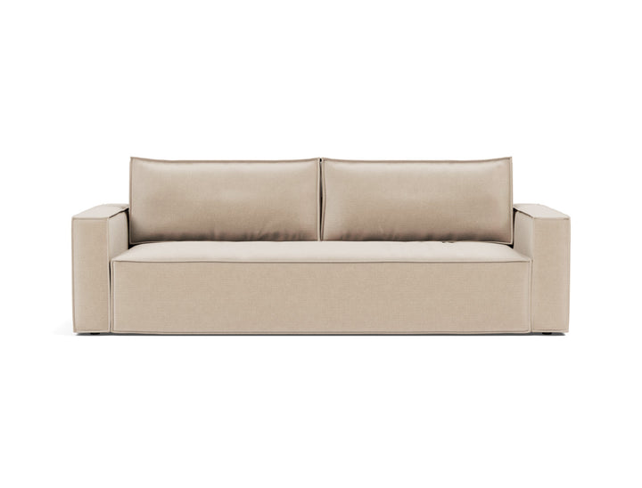 Canapea extensibila Newilla 145x200 cm, tesatura la alegere #material_410-esina-almond