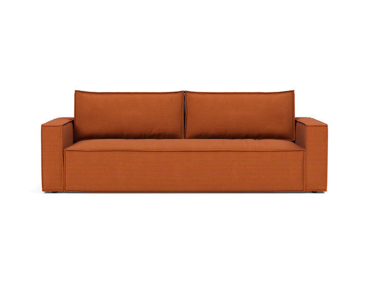 Canapea extensibila Newilla 145x200 cm, tesatura la alegere #material_595-corduroy-burnt-orange