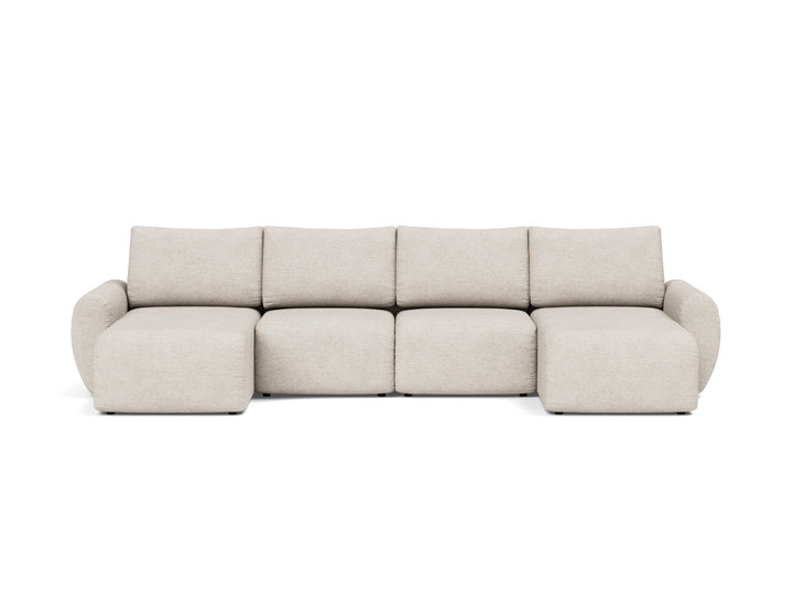 Canapea extensibila in forma de U Norum cu brate rotunjite 145x320cm, tesatura la alegere #material_470-yuveno-natural