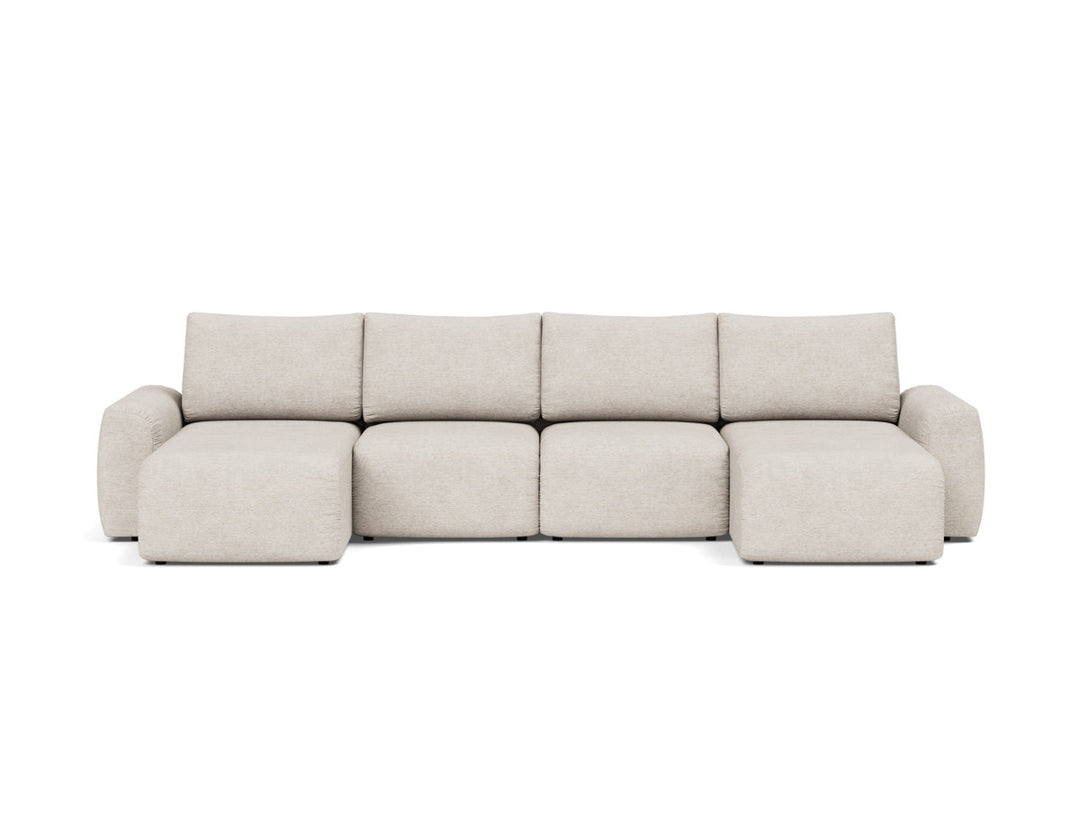 Canapea extensibila in forma de U Norum cu brate masive 145x320cm, tesatura la alegere #material_470-yuveno-natural