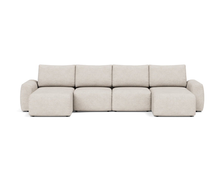 Canapea extensibila in forma de U Norum cu brate masive 145x320cm, tesatura la alegere #material_470-yuveno-natural