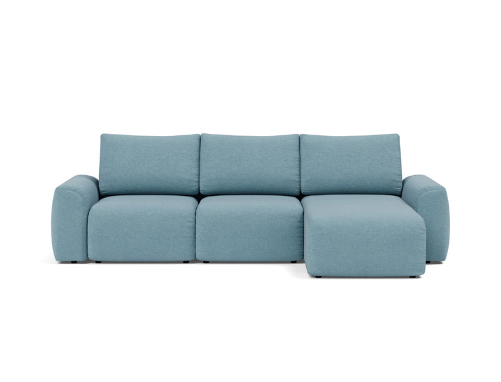Canapea extensibila cu sezlong Norum cu brate masive 145x240cm, tesatura la alegere #material_525-mixed-dance-light-blue