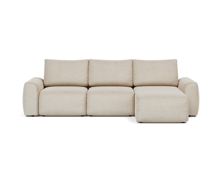 Canapea extensibila cu sezlong Norum cu brate masive 145x240cm, tesatura la alegere #material_586-phobos-latte