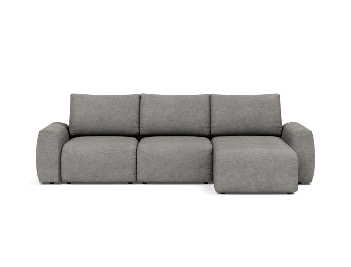 Canapea extensibila cu sezlong Norum cu brate masive 145x240cm, tesatura la alegere #material_282-avella-warm-grey
