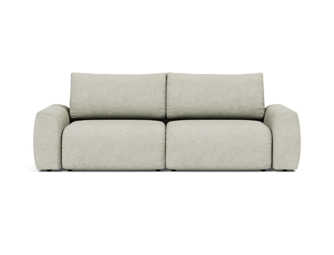 Canapea extensibila Norum cu brate masive 145x200cm, tesatura la alegere #material_280-avella-sand