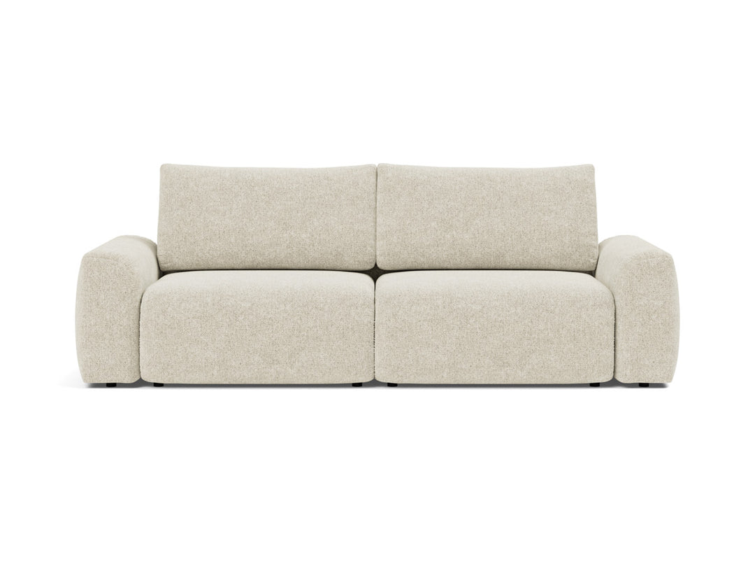 Canapea extensibila Norum cu brate masive 145x200cm, tesatura la alegere #material_357-taura-off-white