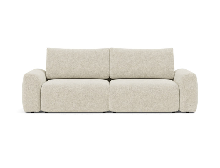 Canapea extensibila Norum cu brate masive 145x200cm, tesatura la alegere #material_357-taura-off-white