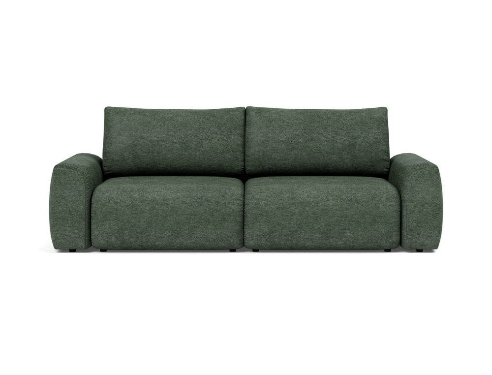 Canapea extensibila Norum cu brate masive 145x200cm, tesatura la alegere #material_281-avella-pine-green