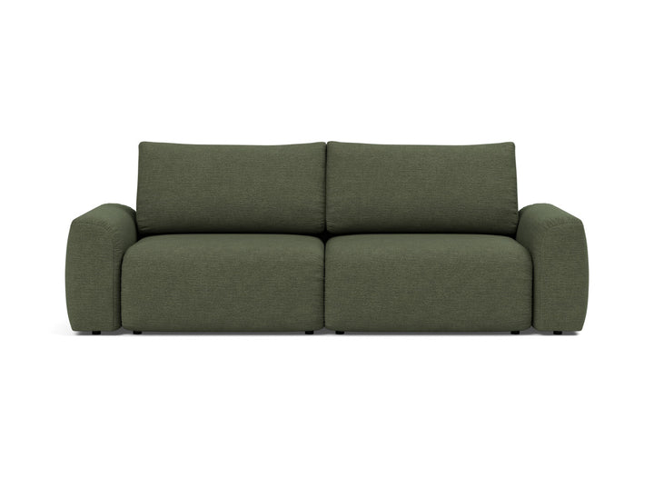 Canapea extensibila Norum cu brate masive 145x200cm, tesatura la alegere #material_353-taura-forest
