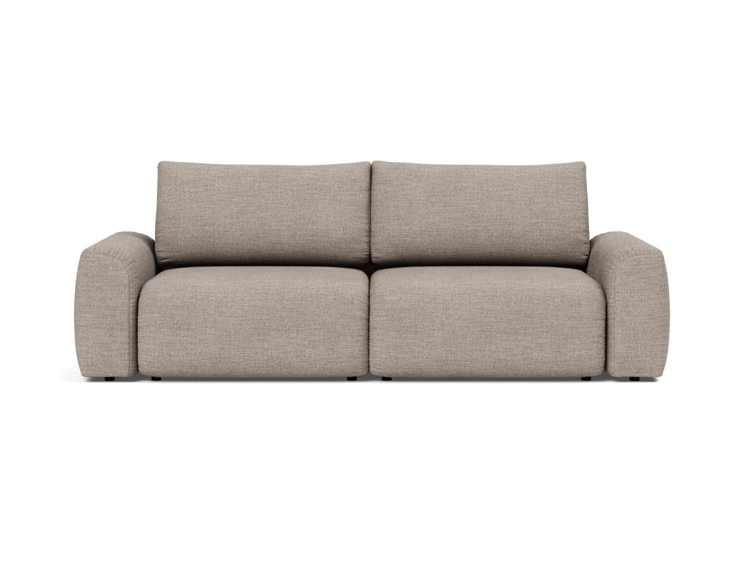 Canapea extensibila Norum cu brate masive 145x200cm, tesatura la alegere #material_472-yuveno-warm-grey