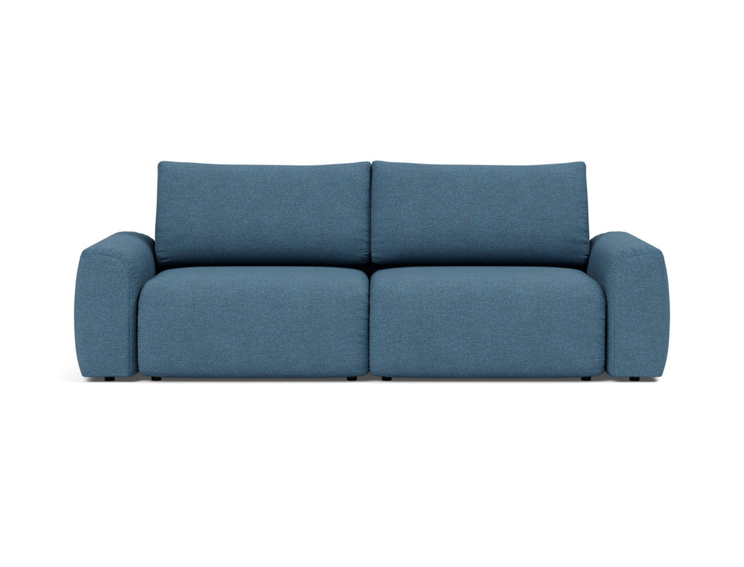 Canapea extensibila Norum cu brate masive 145x200cm, tesatura la alegere #material_302-weda-blue