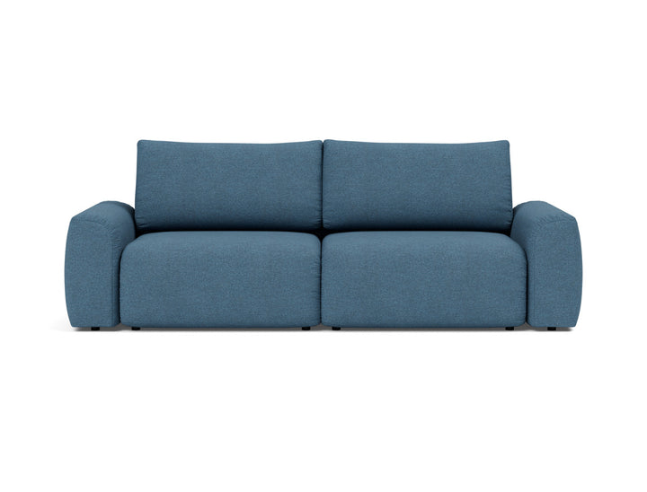 Canapea extensibila Norum cu brate masive 145x200cm, tesatura la alegere #material_302-weda-blue