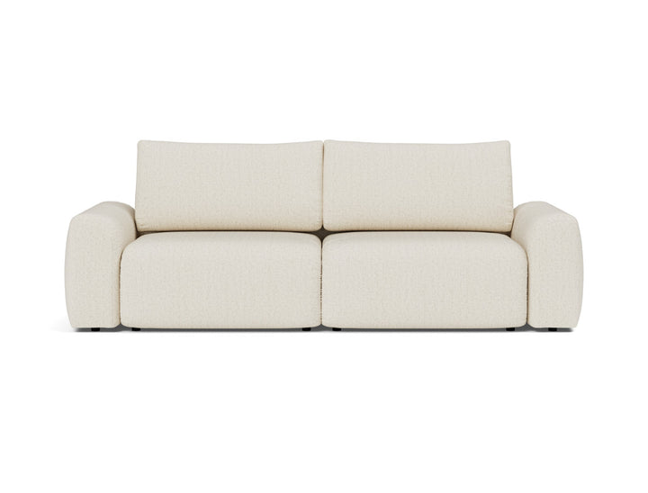 Canapea extensibila Norum cu brate masive 145x200cm, tesatura la alegere #material_531-boucl-off-white