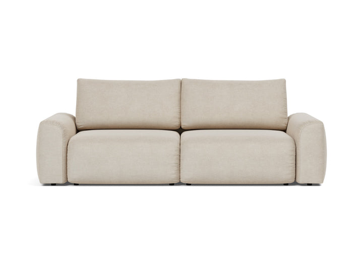 Canapea extensibila Norum cu brate masive 145x200cm, tesatura la alegere #material_586-phobos-latte