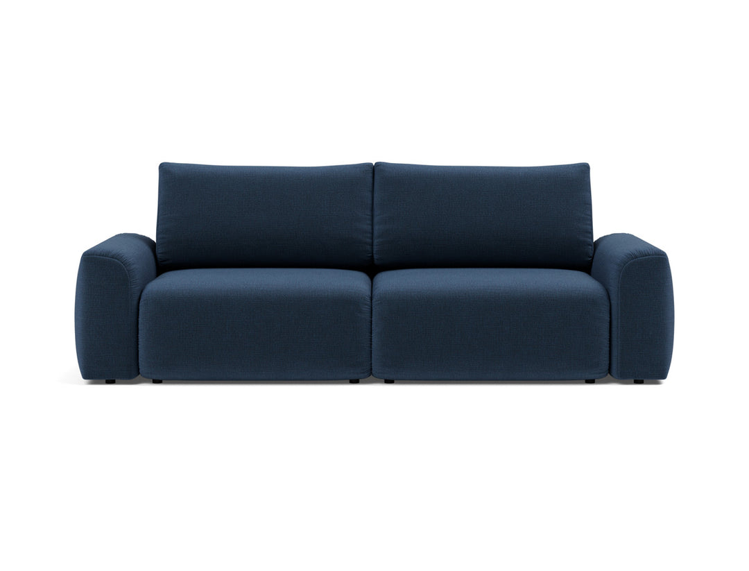 Canapea extensibila Norum cu brate masive 145x200cm, tesatura la alegere #material_414-esina-indigo-blue