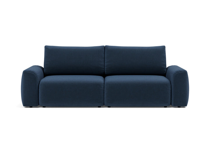 Canapea extensibila Norum cu brate masive 145x200cm, tesatura la alegere #material_414-esina-indigo-blue