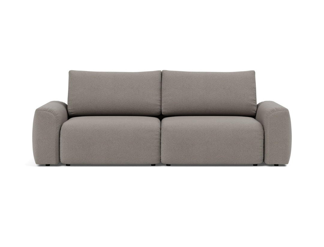 Canapea extensibila Norum cu brate masive 145x200cm, tesatura la alegere #material_521-mixed-dance-grey