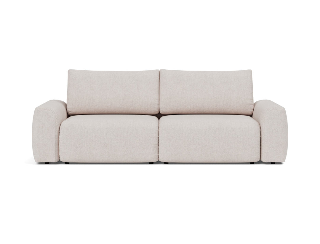 Canapea extensibila Norum cu brate masive 145x200cm, tesatura la alegere #material_300-weda-sand