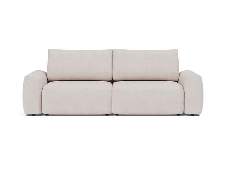 Canapea extensibila Norum cu brate masive 145x200cm, tesatura la alegere #material_300-weda-sand