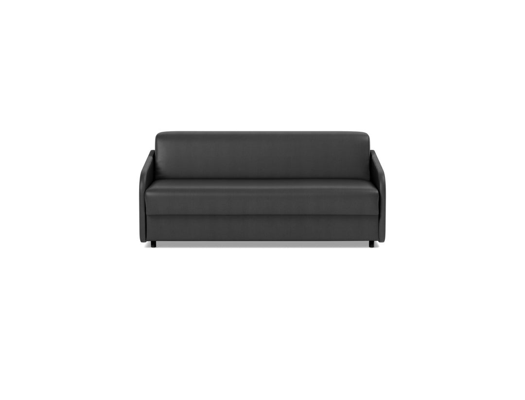 Canapea extensibila Eivor Spring Mattress 140x195cm, tesatura la alegere #material_550-faunal-black