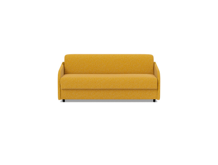 Canapea extensibila Eivor Spring Mattress 140x195cm, tesatura la alegere #material_536-boucl-ochre