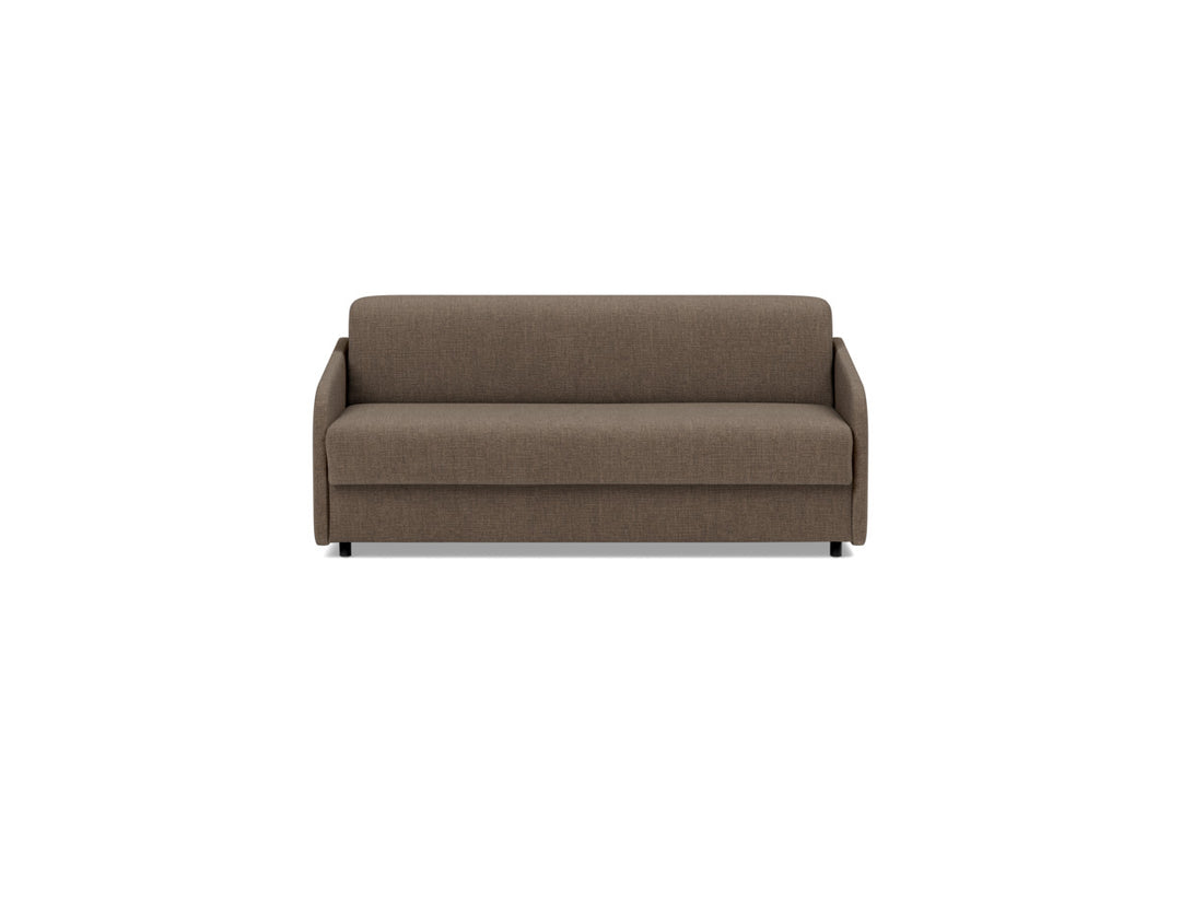 Canapea extensibila Eivor Spring Mattress 140x195cm, tesatura la alegere #material_411-esina-cedar-brown